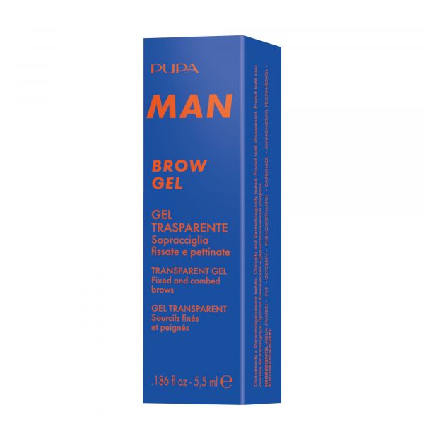 PUPA Man Brow Transparent Antakių formavimo gelis vyrams