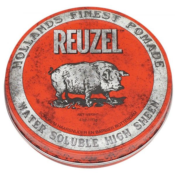 REUZEL Red High Sheen Pomade Plaukų pomada vyrams
