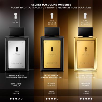 ANTONIO BANDERAS The Secret Absolu Purškiamas kvapusis vanduo