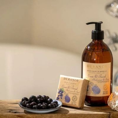 DURANCE ECO-REFILL MARSELLE LIQUID SOAP BLACKRURRANT & FENNEL Skystas muilas