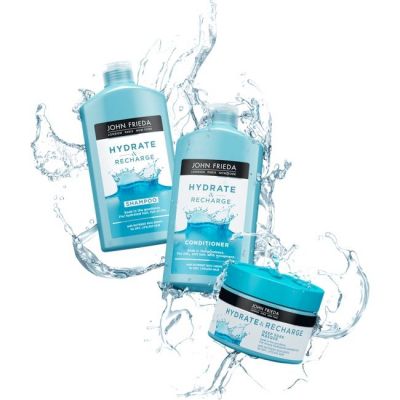 JOHN FRIEDA Hydrate & Recharge Drėkinantis plaukų balzamas