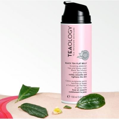 TEAOLOGY Black Tea Flat Belly Cream Stangrinantis kūno serumas