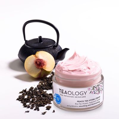 TEAOLOGY Peach Tea Hydra Cream Drėkinamasis veido kremas