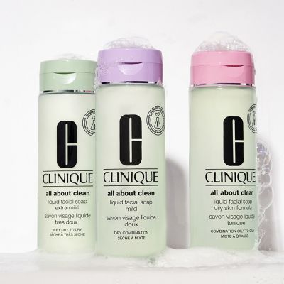 CLINIQUE All About Clean Liquid Facial Soap Mild Valomasis muilas