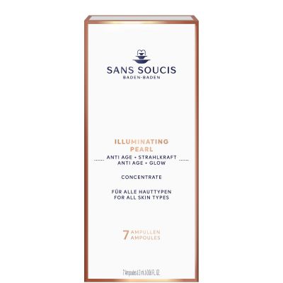 SANS SOUCIS Illuminating Pearl Concentrate Veido serumas ampulėse