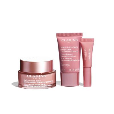 CLARINS MY ANTI-AGEING & RADIANCE ESSENTIALS Veido odos priežiūros rinkinys