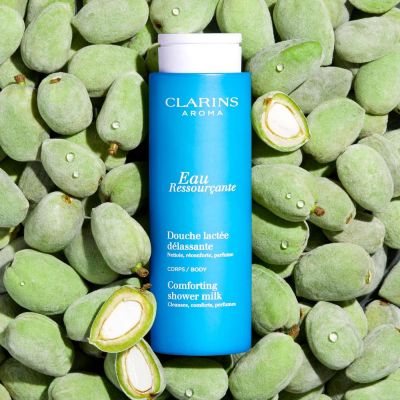 CLARINS Eau Ressourcante - Comforting Shower Milk Dušo ir vonios kremas