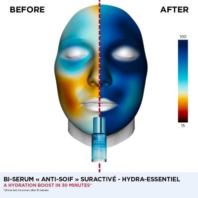 CLARINS Hydra-Essentiel [HA²] Bi-phase Serum Drėkinamasis veido serumas
