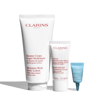 CLARINS BODY MOISTURISING ESSENTIALS Kūno priežiūros rinkinys