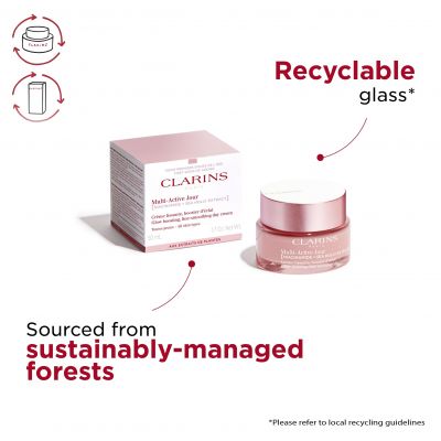 CLARINS Multi-Active Line Smoothing All Skin Types Dieninis veido kremas