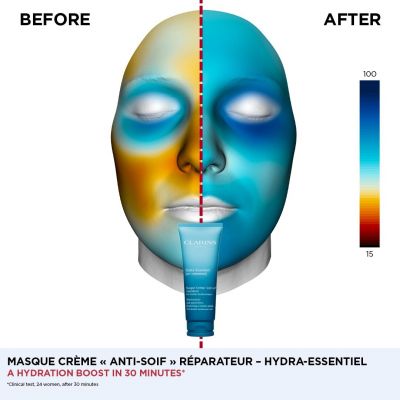 CLARINS Hydra-Essentiel [HA²] Cream-Mask Veido kaukė