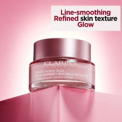 CLARINS Multi-Active Line Smoothing Dry Skin Dieninis veido kremas