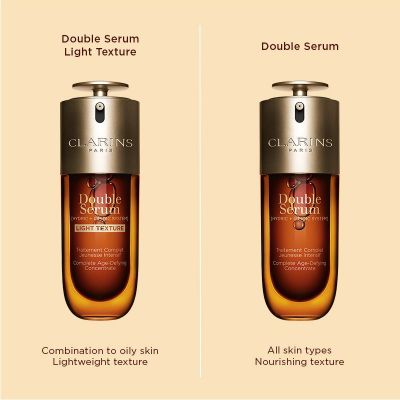 CLARINS Double Serum Light Texture Visapusiško poveikio veido serumas