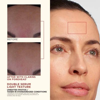 CLARINS Double Serum Light Texture Visapusiško poveikio veido serumas
