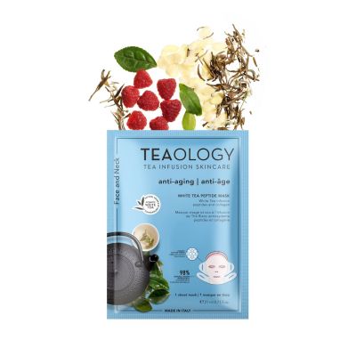 TEAOLOGY WHITE TEA PEPTIDE FACE MASK Jauninamoji veido kaukė