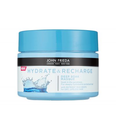 JOHN FRIEDA Hydrate & Recharge Drėkinamoji plaukų kaukė