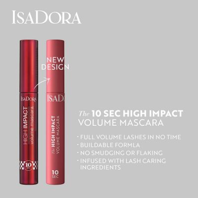 ISADORA The 10 sec High Impact Volume Tankinamasis blakstienų tušas
