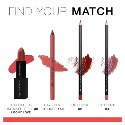 DIEGO DALLA PALMA  THE LIPSTICK LUMI-MATT REFILL SYSTEM Lūpų dažų šerdelė