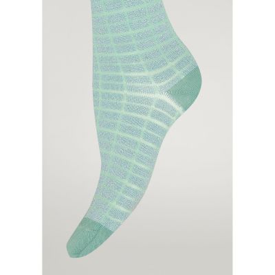 WOLFORD SHINY GRID Kojinaitės
