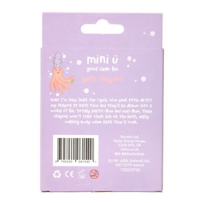 MINIU Bath Crayons Vonios kreidelės
