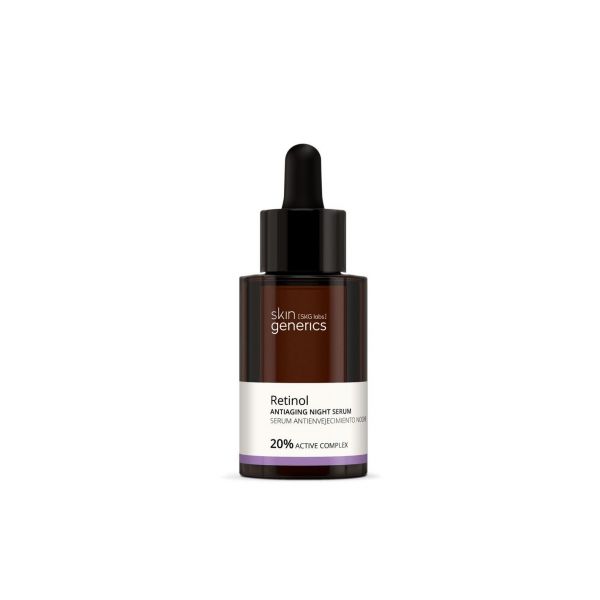 RETINOL ANTIAGING NIGHT SERUM SKIN GENERICS Intensyvaus poveikio serumas nuo raukšlių